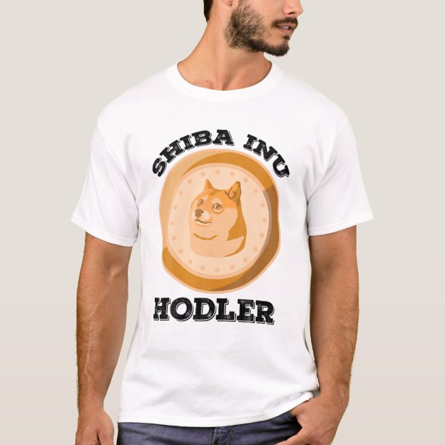 Camiseta Chiba Inu Hodler Crypto Token Coin Cryptocurrency (Anverso)