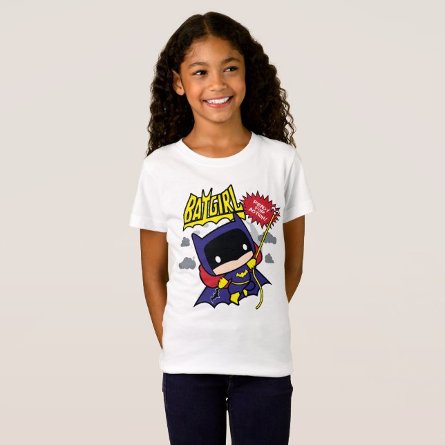 Camiseta Chibi Batgirl Preparado Para La Acción (Anverso completo)