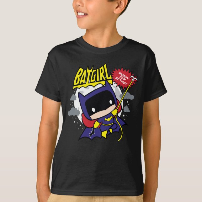 Camiseta Chibi Batgirl Ready For Action (Anverso)