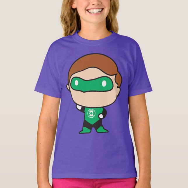 Camiseta Chibi bilateral Linterna Verde (Anverso)