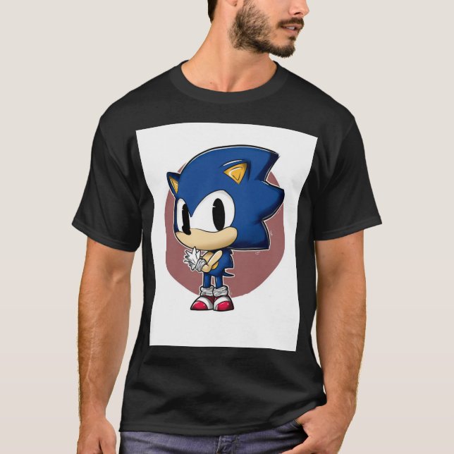 Camiseta Chibi Blue Speed Hero (Anverso)