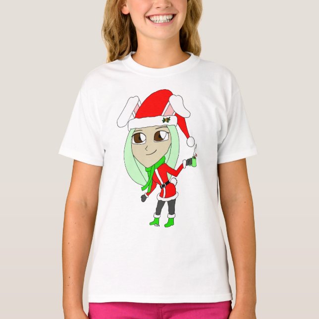Camiseta chibi bunnygirl (Anverso)
