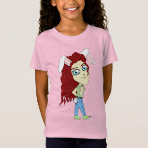 Camiseta Chibi Bunnygirl dando un pulgar hacia arriba