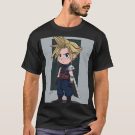 Camiseta Chibi Buster‑Blade Hero | Cute Guerrero Espinoso‑C