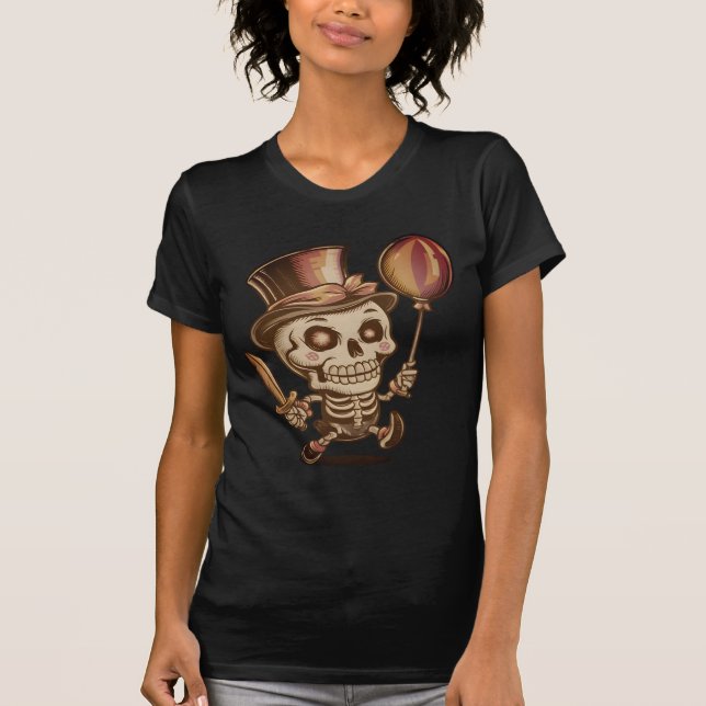 Camiseta Chibi Carnival Skeleton (Anverso)