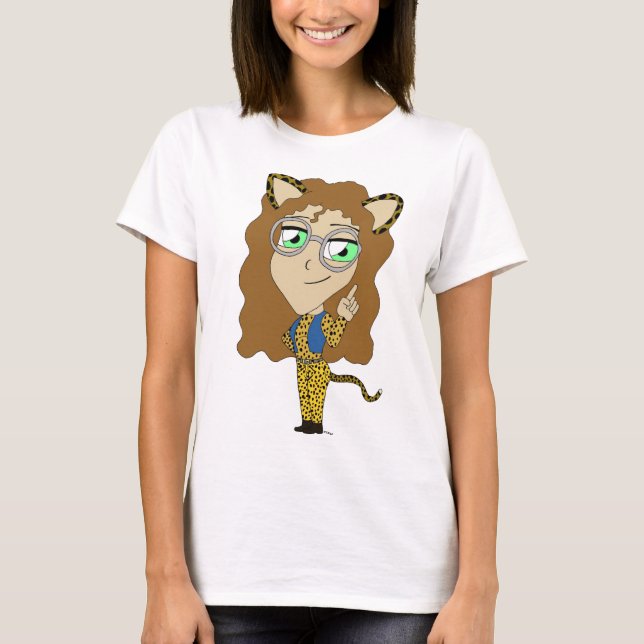 Camiseta chibi catgirl (Anverso)