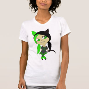 Camiseta chibi catgirl