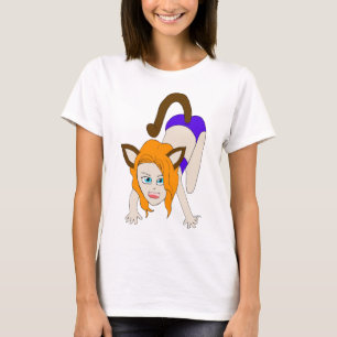 Camiseta chibi catgirl