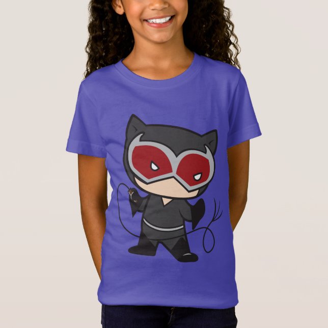 Camiseta Chibi Catwoman (Anverso)