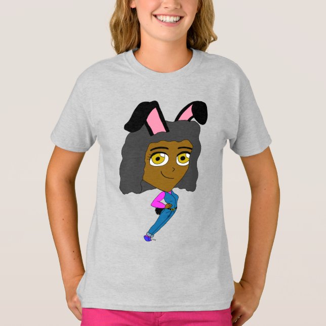 Camiseta chibi conejita (Anverso)