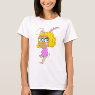 Camiseta chibi conejita 