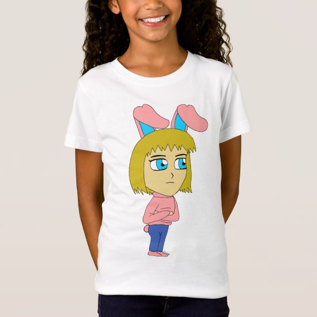Camiseta chibi conejita (Anverso)