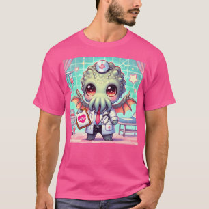 Camiseta Chibi Cthulhu El Adorable Médico Cósmico