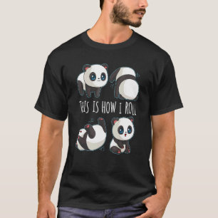 Camiseta Chibi Cute Panda Para Chicas Panda Panda Panda Pan