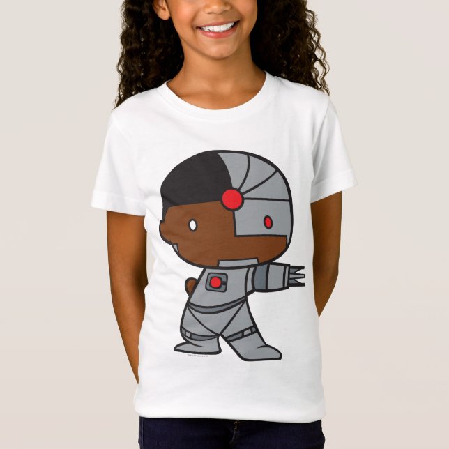 Camiseta Chibi Cyborg (Anverso)