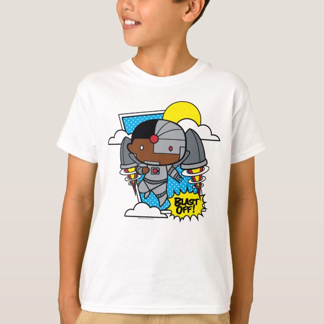 Camiseta ¡Chibi Cyborg Blast! (Anverso)