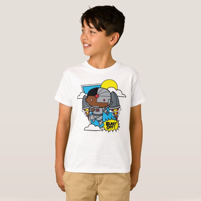 Camiseta ¡Chibi Cyborg Blast! (Anverso completo)