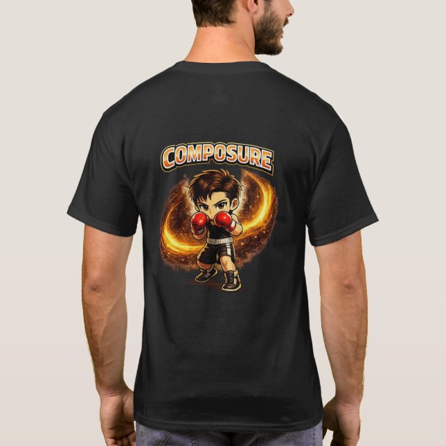 Camiseta Chibi Dojo Boxeo de Composición  (Reverso)