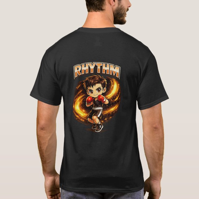 Camiseta Chibi Dojo Boxeo Rítmico (Reverso)