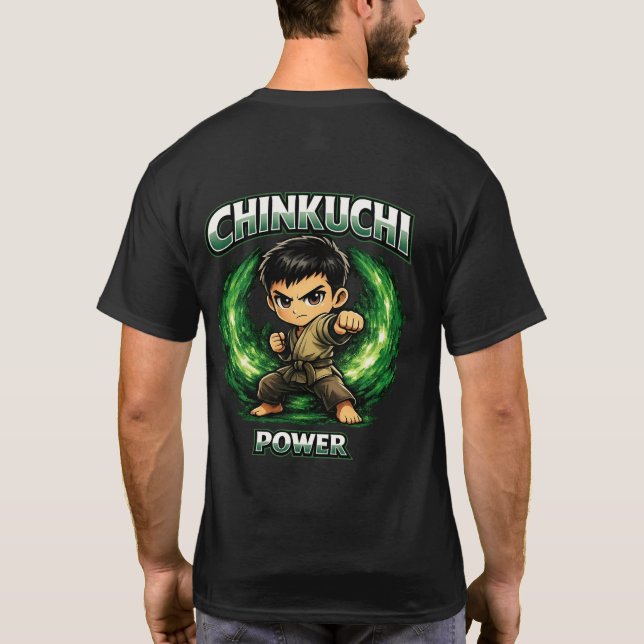 Camiseta Chibi Dojo Chinkuchi Power (Reverso)