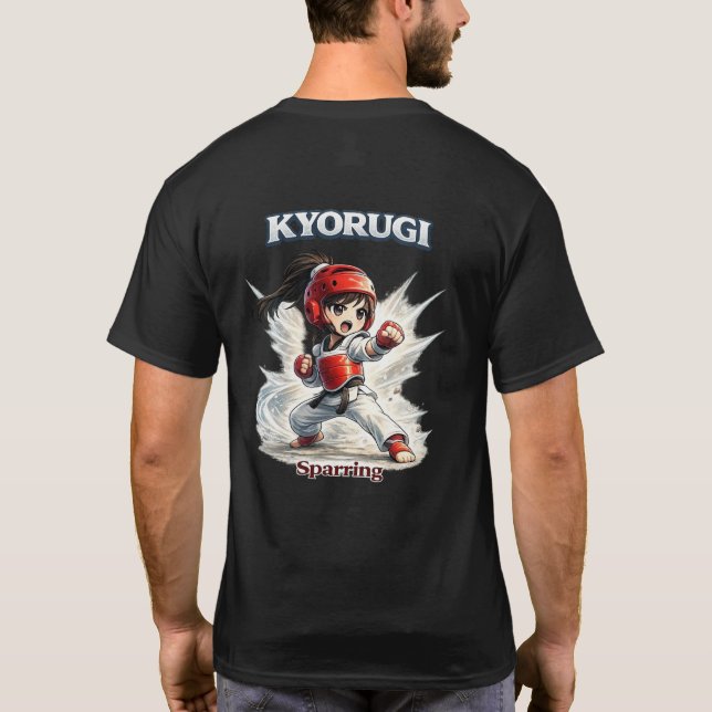 Camiseta Chibi Dojo Kyorugi Sparring   (Reverso)