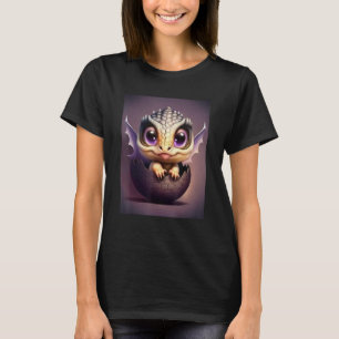 Camiseta Chibi Dragon Baby Hatats Desde Un Dragon Egi Magi
