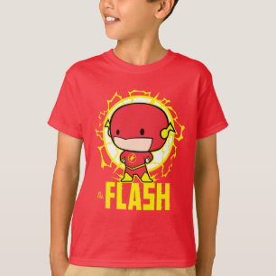 Camiseta Chibi Flash Con Electricidad