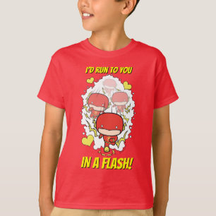 Camiseta Chibi Flash - Correría Contigo En Flash Valentine