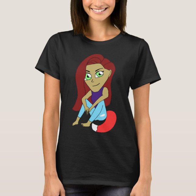 Camiseta chibi foxy chica (Anverso)