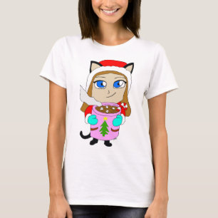 Camiseta chibi gatita