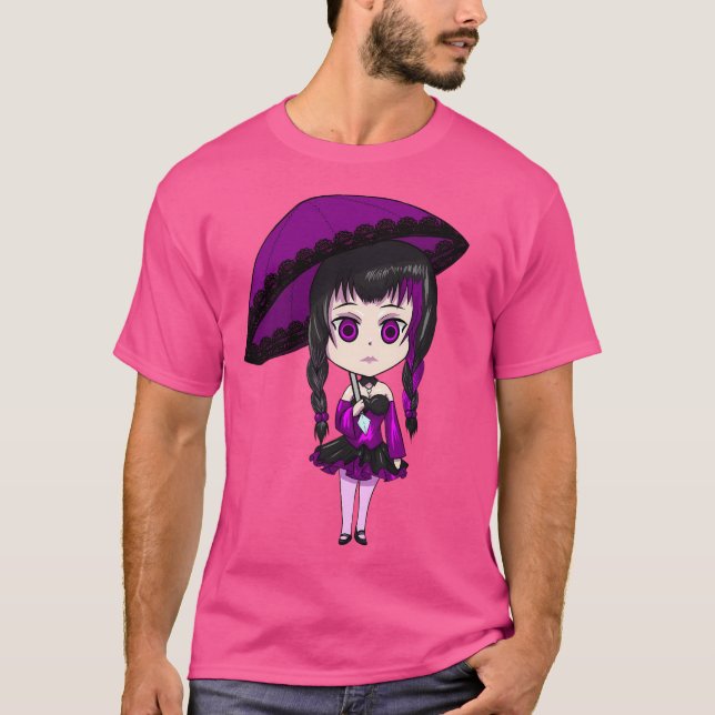 Camiseta Chibi gótica (Anverso)