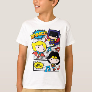 Camiseta Chibi Heroes Dancing