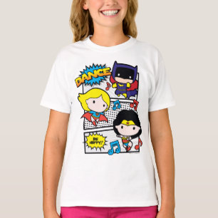 Camiseta Chibi Heroes Dancing