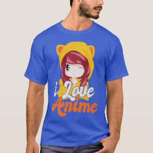 Camiseta Chibi I Love Anime