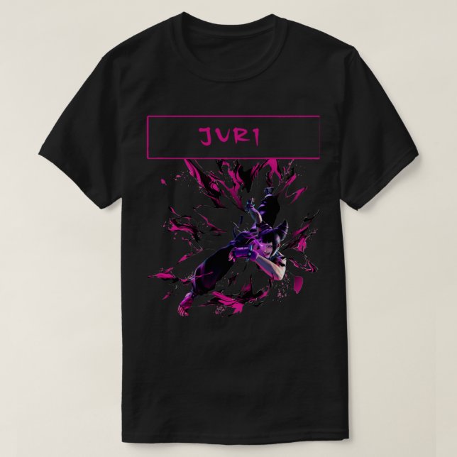 Camiseta Chibi Juri Han (Diseño del anverso)