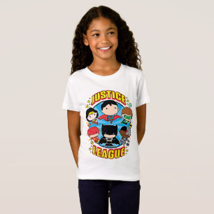 Camiseta Chibi Justice League Group
