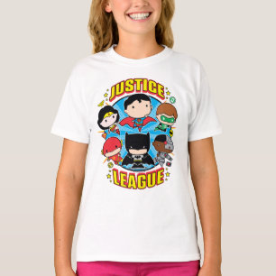 Camiseta Chibi Justice League Group