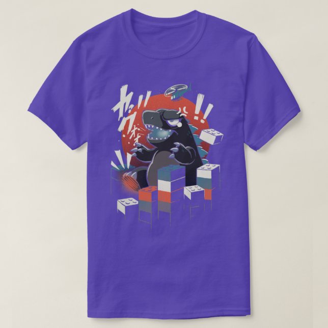 Camiseta Chibi Kaiju dolor (Diseño del anverso)