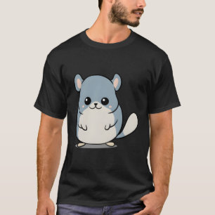Camiseta Chibi Kawaii Chinchilla Vida Silvestre Rodent Anim