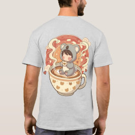 Camiseta Chibi Koala Coffee Adventure Men's Graphic T-Shirt