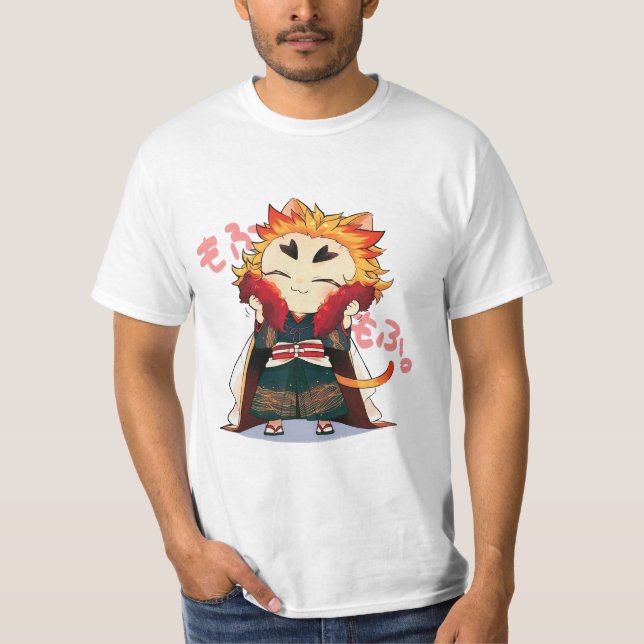 Camiseta Chibi kyojuro rengoku cool (Anverso)