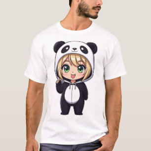 Camiseta Chibi Lindo de Moda