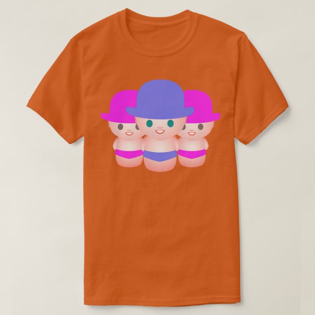 Camiseta Chibi mates1 (Diseño del anverso)
