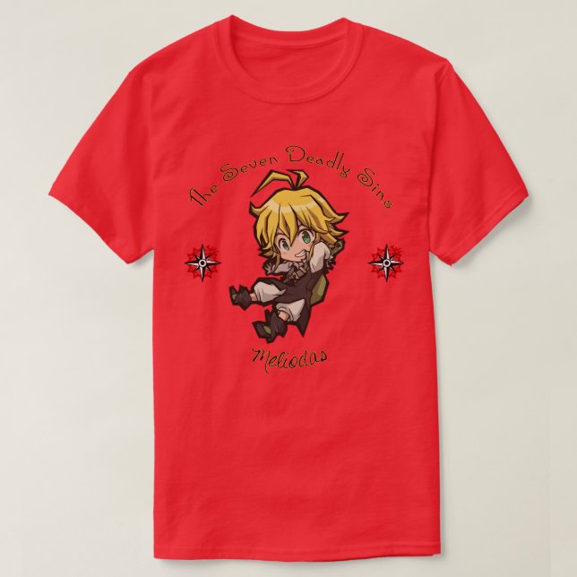 Camiseta Chibi Meliodas (Diseño del anverso)