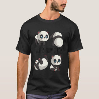 Camiseta Chibi Panda For Little Bear Panda Panda
