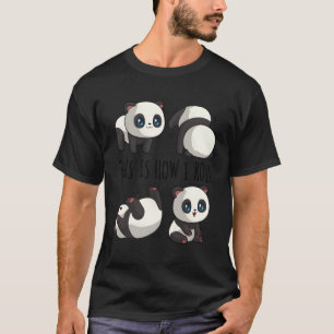 Camiseta Chibi Panda Para Oso Pequeño Panda Panda