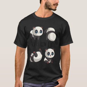 Camiseta Chibi Panda Para Oso Pequeño Panda Panda