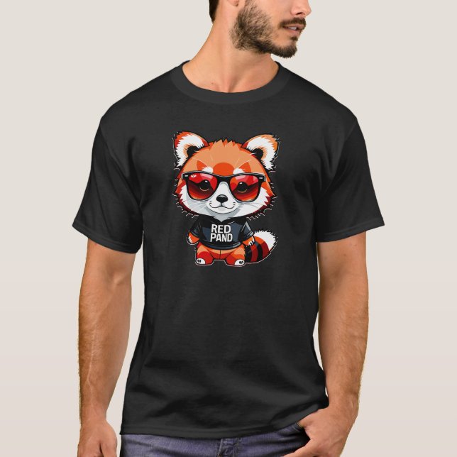 Camiseta Chibi Red Panda Cub (Anverso)