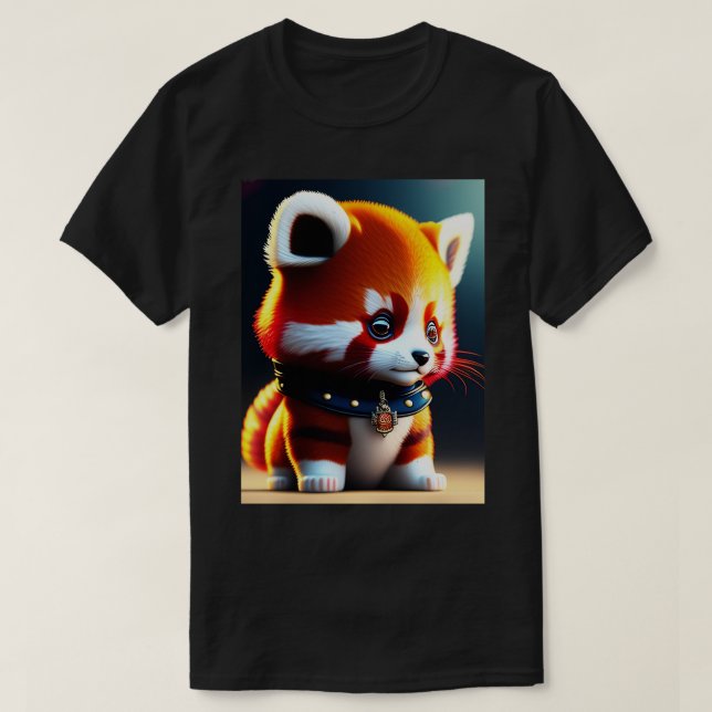 Camiseta Chibi Red Panda Royal Family (Diseño del anverso)