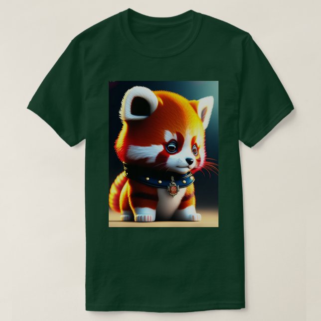 Camiseta Chibi Red Panda Royal Family (Diseño del anverso)